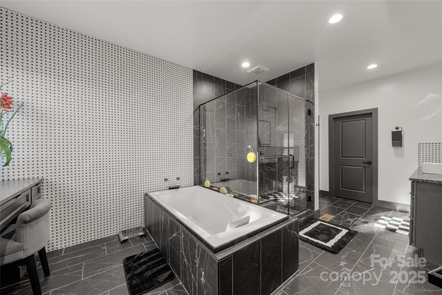 Furnished interior view inside a new home in , Asheville (Image 23).