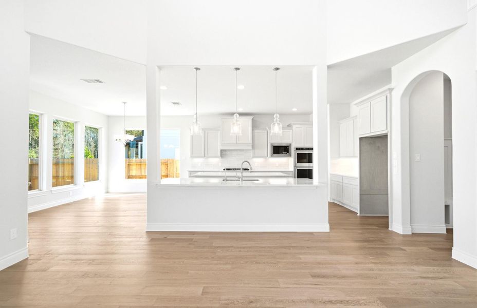 Furnished interior view inside a new home in Artavia 70′, Conroe (Image 14).