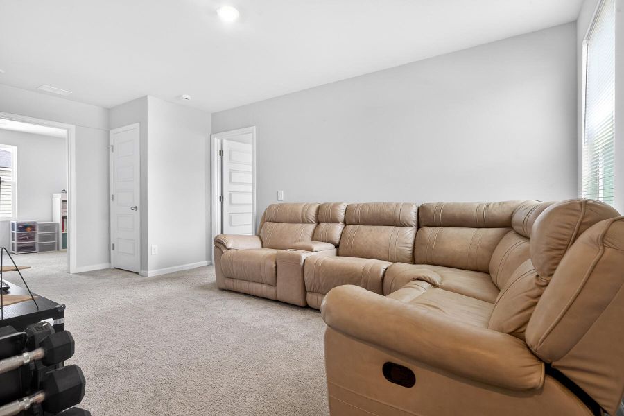 Furnished interior view inside a new home in Lindera Preserve at Cane Bay Plantation, Summerville (Image 18).