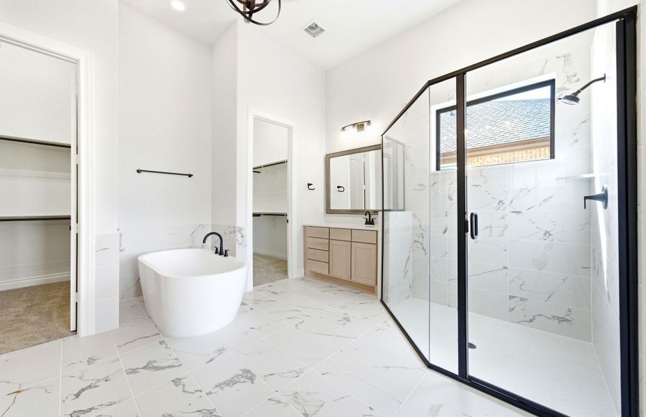 Furnished interior view inside a new home in The Highlands 55′, Porter (Image 13).