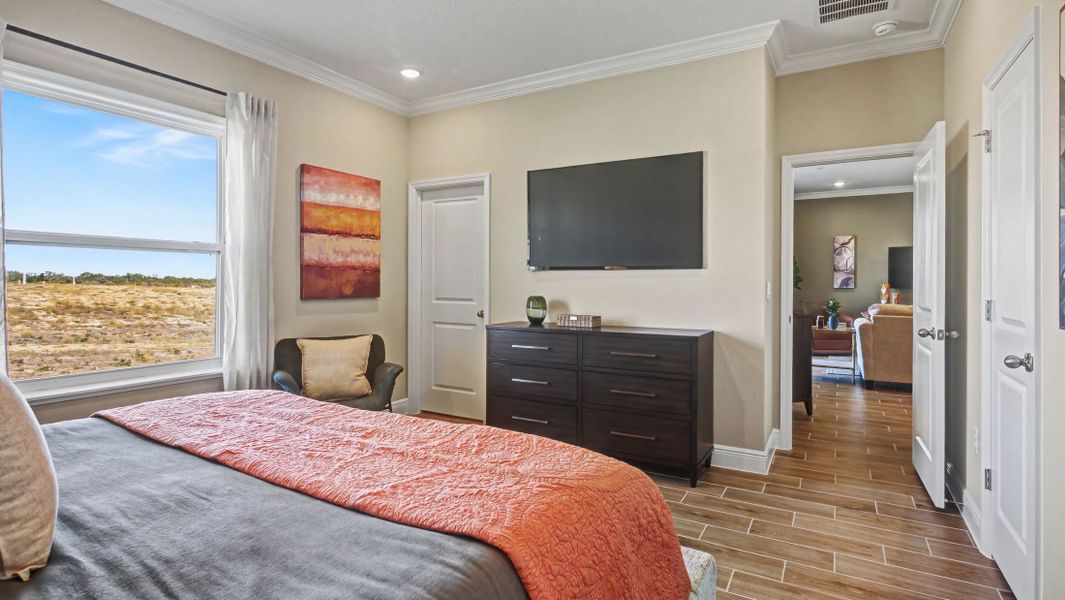 Furnished interior view inside a new home in Golden Gate, Naples (Image 21).