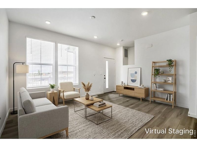 Furnished interior view inside a new home in Riano Ridge, Loveland (Image 7).