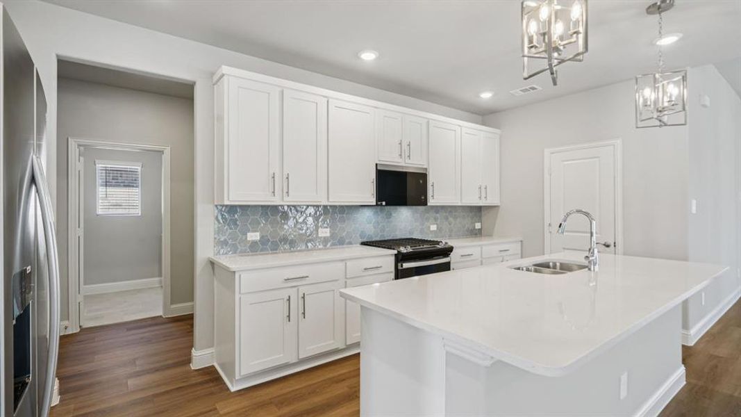 Photo is not of the actual home, but is an inspirational photo of builder’s model home and may depict options, furnishings, and/or decorator features that are not included.