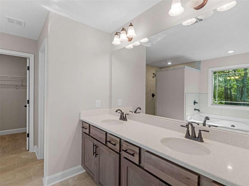 Furnished interior view inside a new home in , Monticello (Image 4).