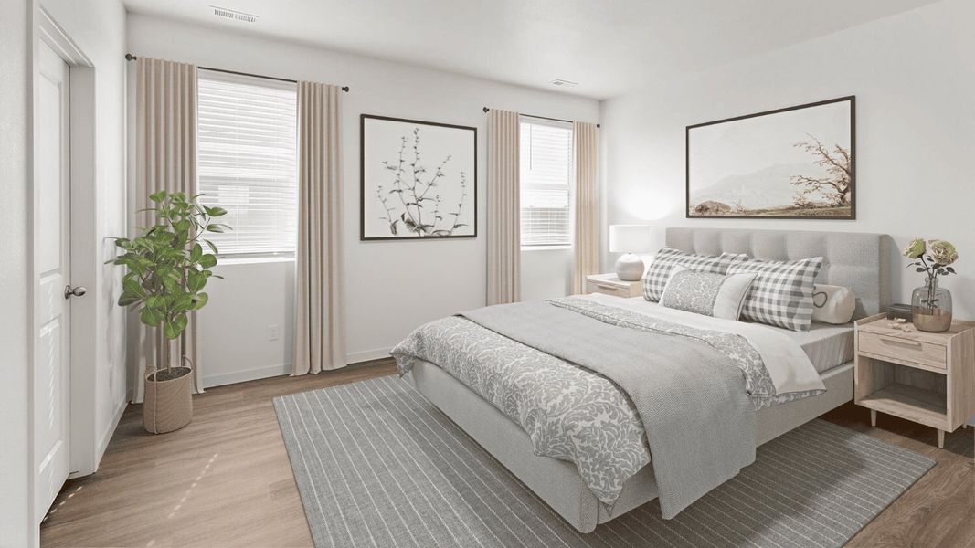 Furnished interior view inside a new home in Brighton Crossing, Brighton (Image 6).