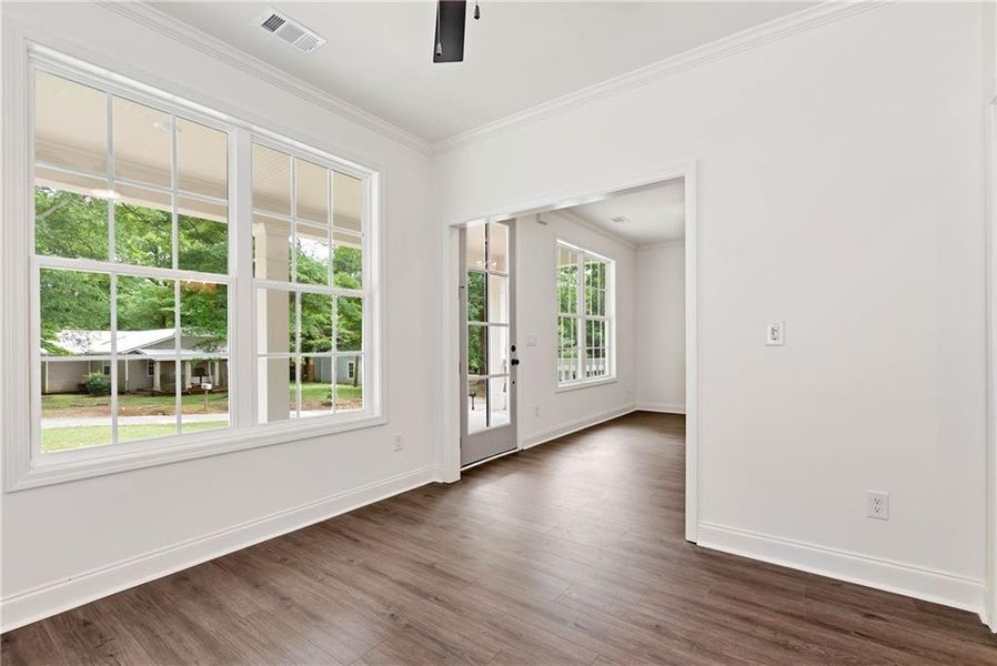 Spacious, unfurnished interior of a new home in , Commerce (Image 51).