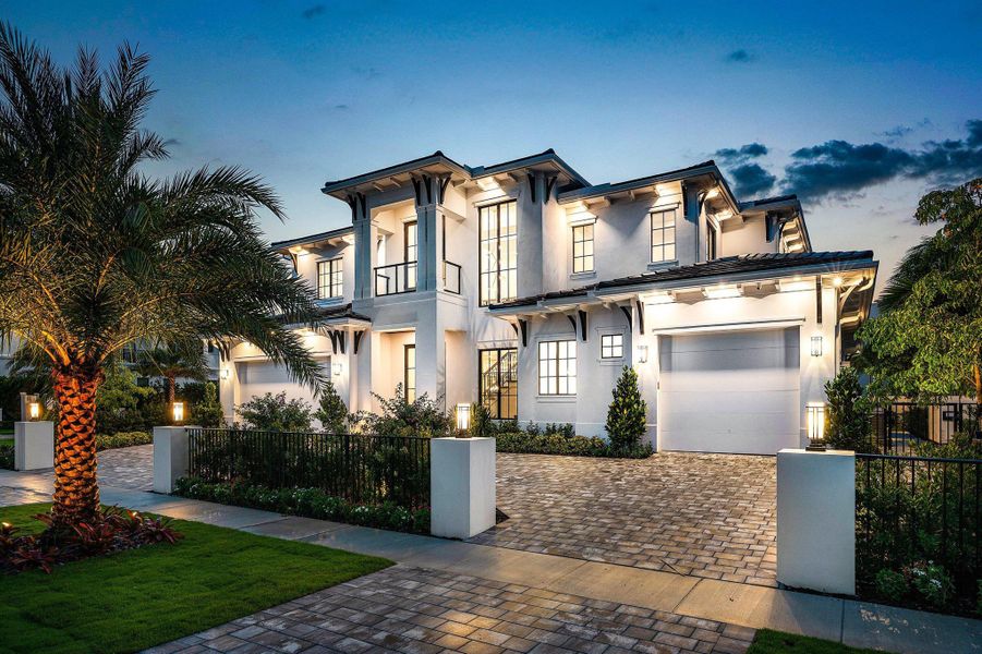 Front exterior of a new home in , Boca Raton, FL, highlighting curb appeal (Image 2).