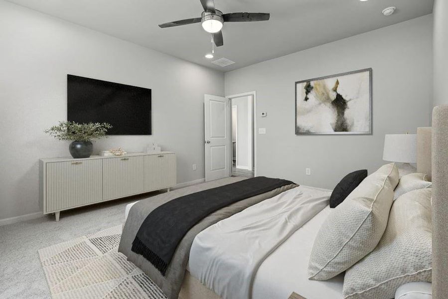 Furnished interior view inside a new home in Harmony, Auburn (Image 17).