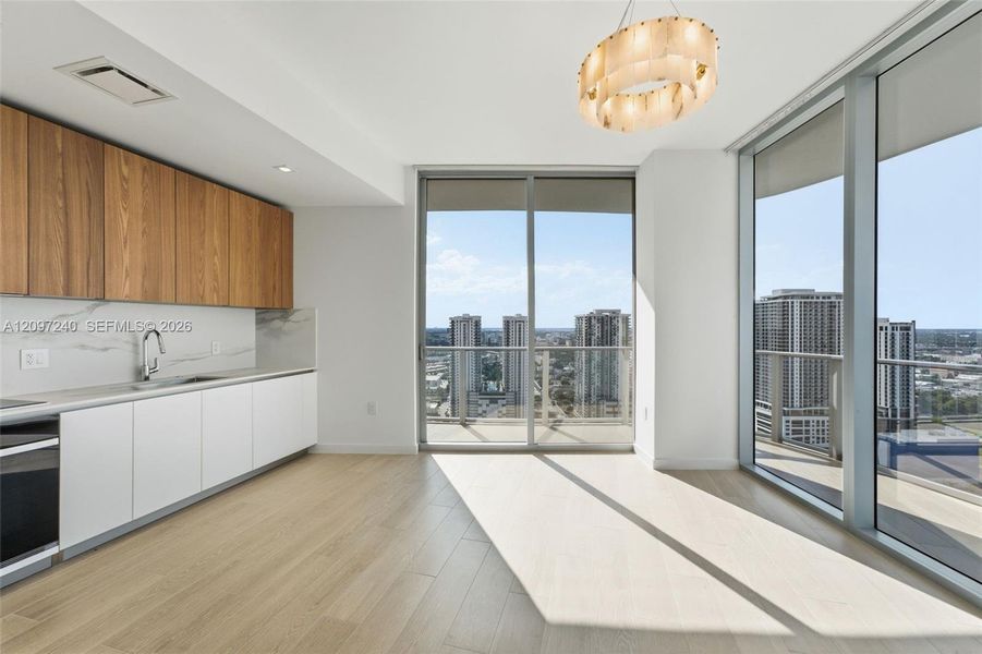 Furnished interior view inside a new home in , Miami (Image 15).