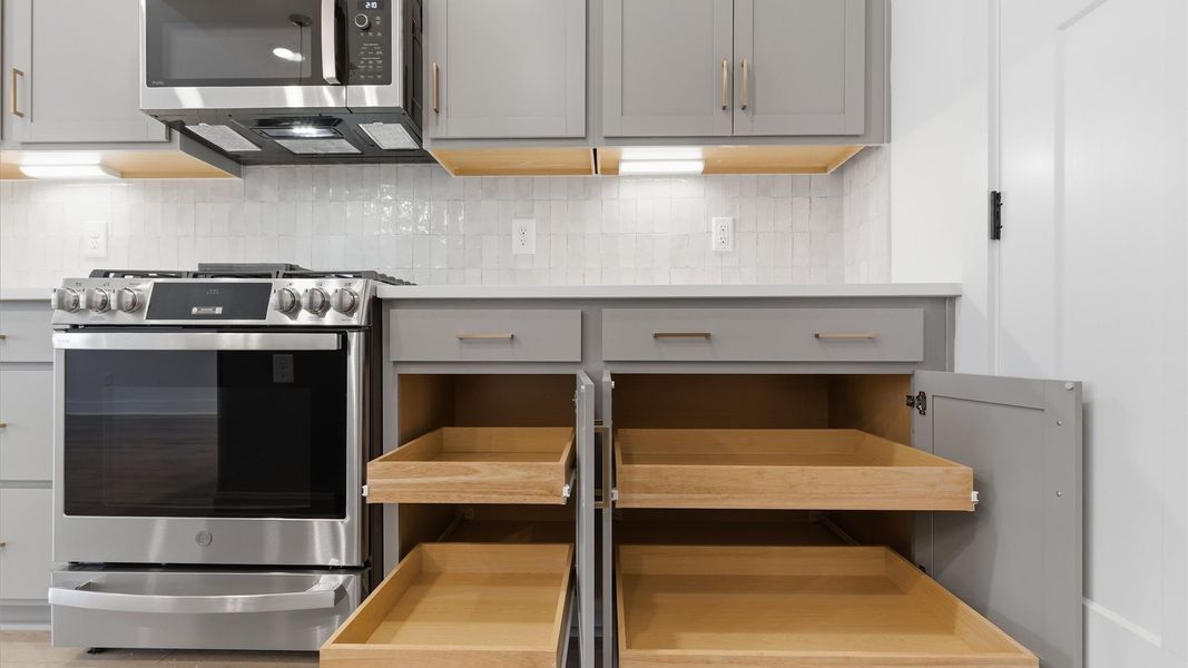 Furnished interior view inside a new home in Village at Midway, Anderson (Image 8).