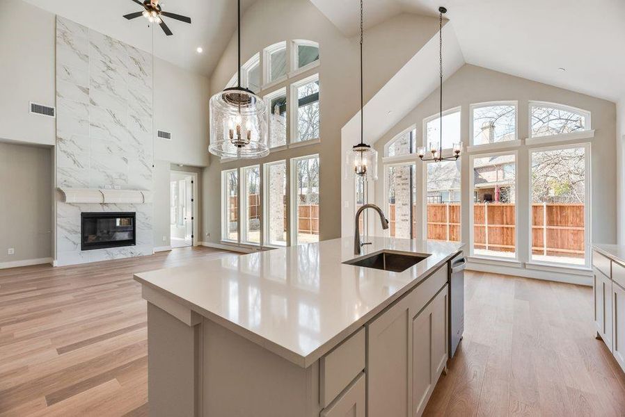 Furnished interior view inside a new home in Providence Cove, McKinney (Image 18).