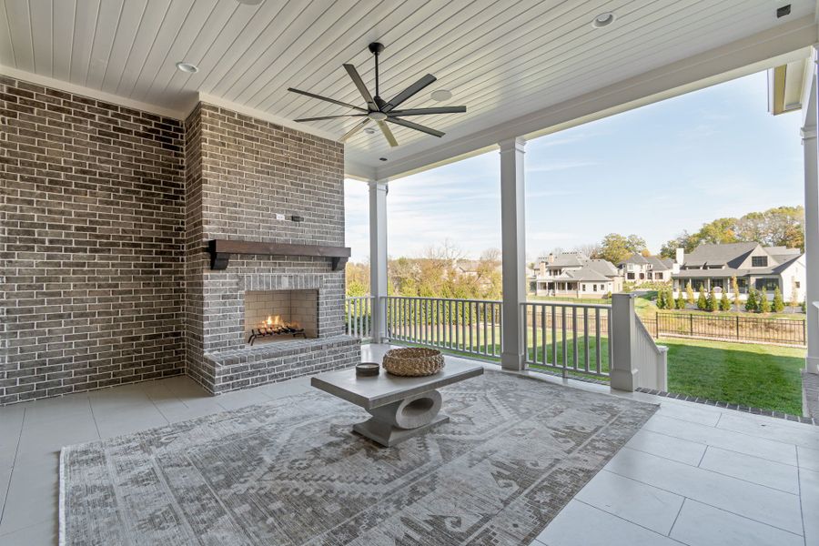 Exterior details and patio area of a home in Rosebrooke, Brentwood (Image 3).