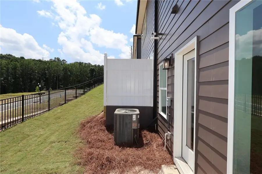 Exterior details and patio area of a home in Grandview Terrace, Canton (Image 1). Exterior details and patio area of a home in Grandview Terrace, Canton (Image 1).