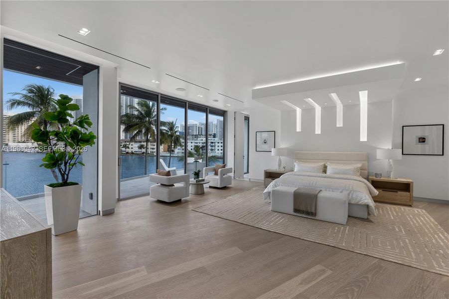 Furnished interior view inside a new home in , Hallandale Beach (Image 20).