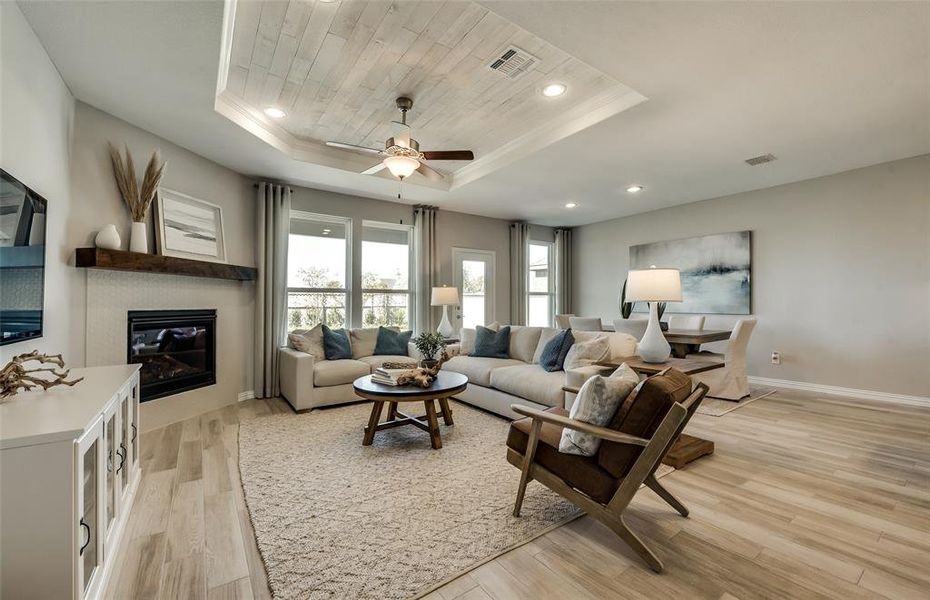 *Actual home, furniture not included - Open concept throughout main living areas