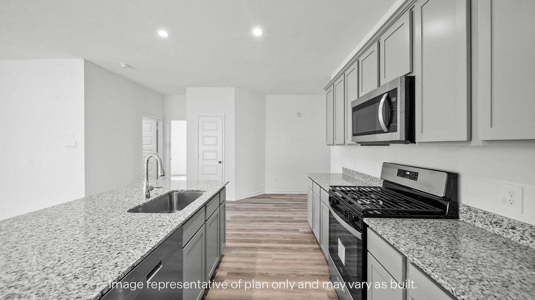 Furnished interior view inside a new home in Saratoga Crossing, Corpus Christi (Image 3).