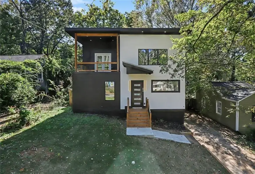 Exterior details and patio area of a home in , Atlanta (Image 21). Exterior details and patio area of a home in , Atlanta (Image 21).