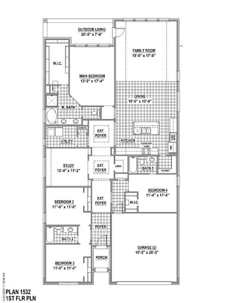 Plan 1532 1st Floor