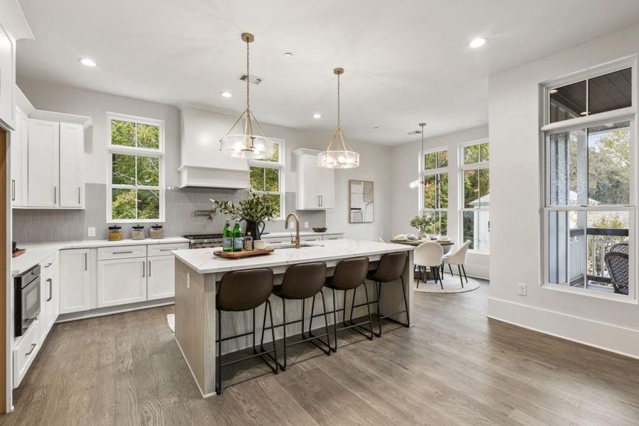 Furnished interior view inside a new home in , Alpharetta (Image 17).