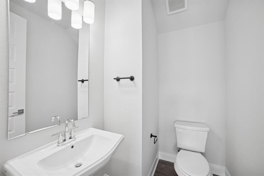 Furnished interior view inside a new home in Karis - Village Series, Crowley (Image 13). Furnished interior view inside a new home in Karis - Village Series, Crowley (Image 13).