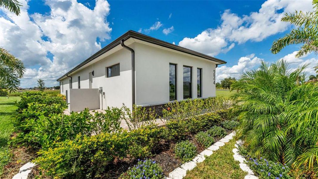 Exterior details and patio area of a home in , Auburndale (Image 3). Exterior details and patio area of a home in , Auburndale (Image 3).