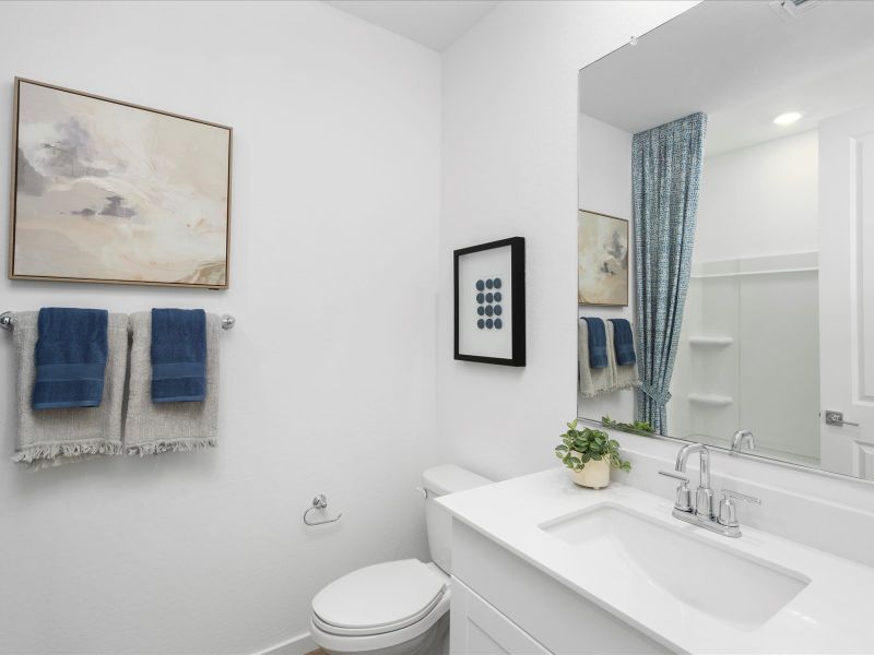 Furnished interior view inside a new home in Silva Farms - Reserve Series, Goodyear (Image 10).