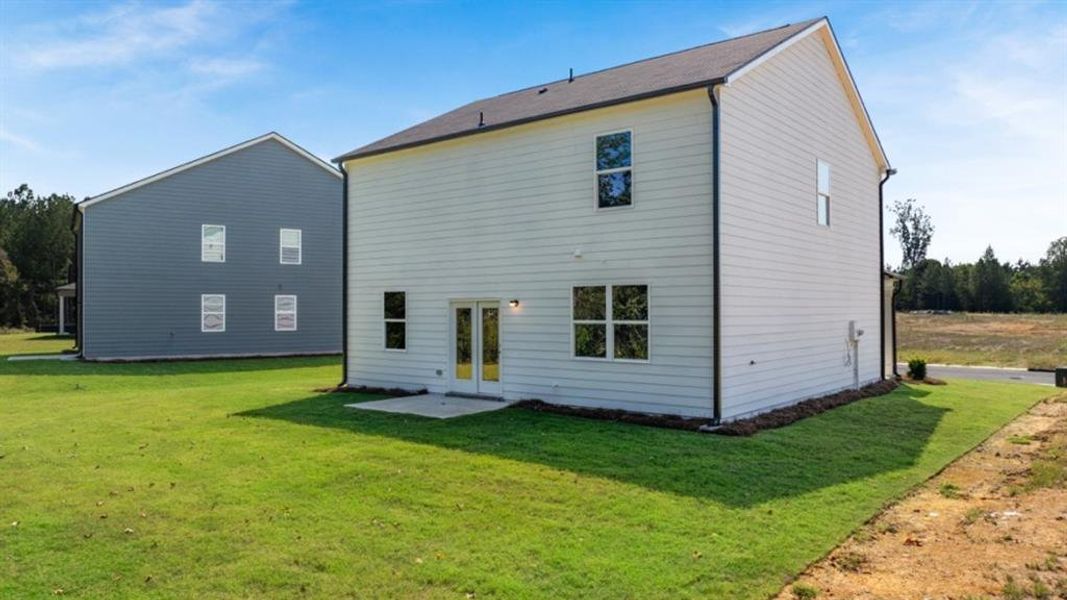 Exterior details and patio area of a home in Northberry, Rome (Image 22). Exterior details and patio area of a home in Northberry, Rome (Image 22).