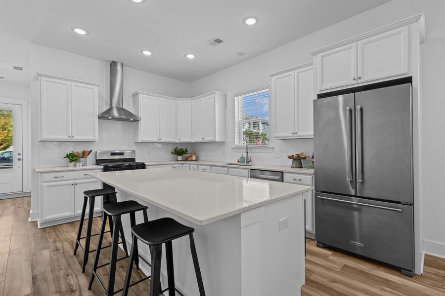 Furnished interior view inside a new home in , Charleston (Image 14).