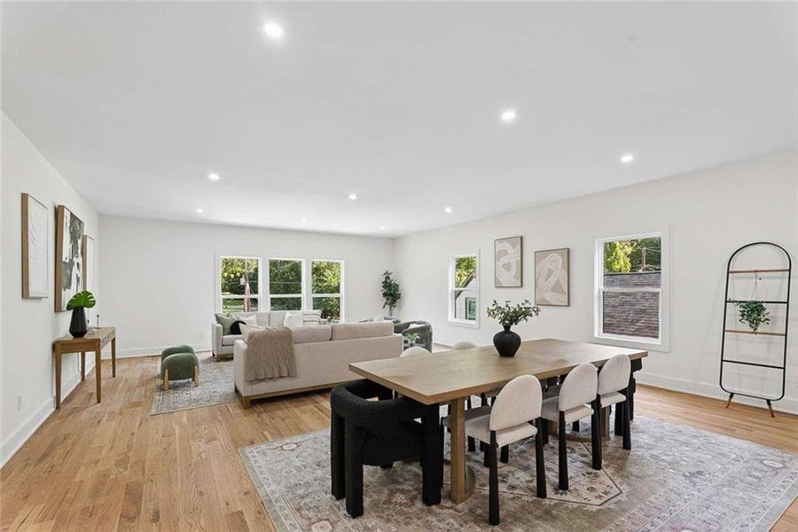 Furnished interior view inside a new home in , Atlanta (Image 38).