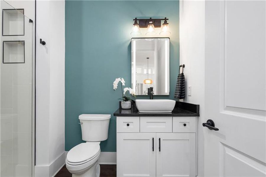 Furnished interior view inside a new home in , Stockbridge (Image 8).
