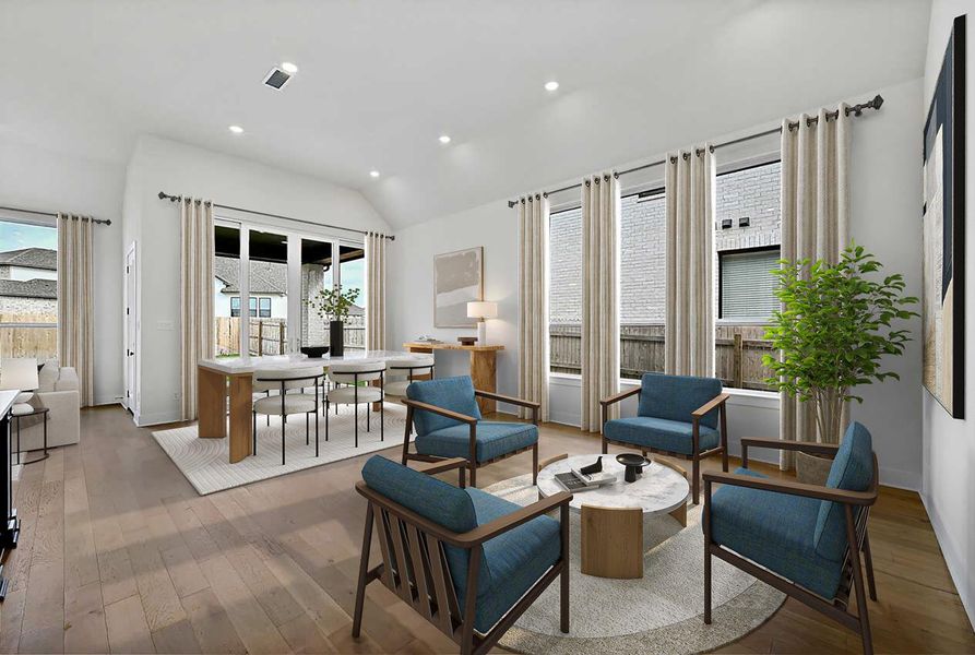 Dining Area/Keeping Room - Virtually Staged
