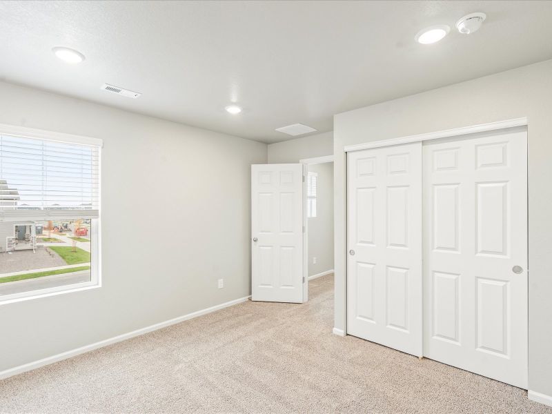 The Snowberry floorplan interior image taken at a Meritage Homes community in Brighton, CO.