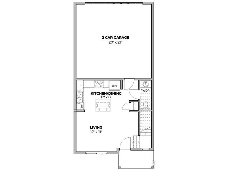 2D floor plan layout of this home in Liberty Draw, Evans, CO (Image 3). 2D floor plan layout of this home in Liberty Draw, Evans, CO (Image 3).