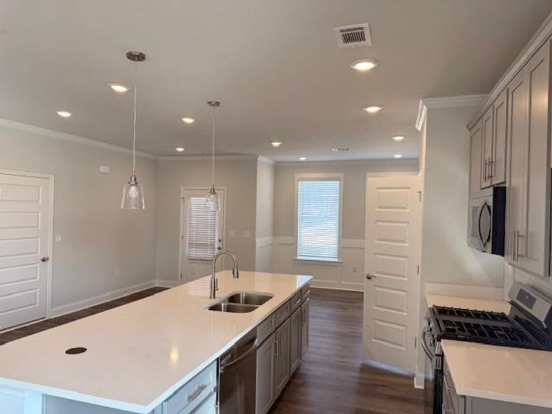 Furnished interior view inside a new home in Cooper's Walk, Loganville (Image 8). Furnished interior view inside a new home in Cooper's Walk, Loganville (Image 8).