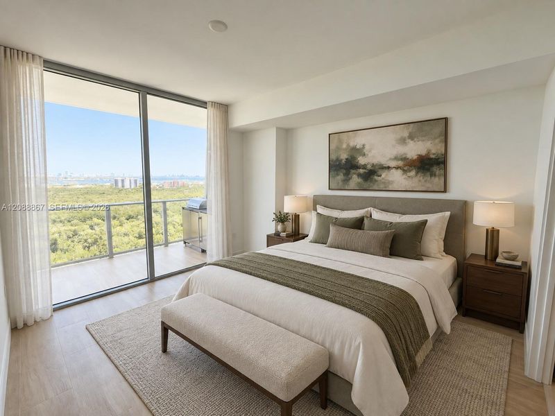 Furnished interior view inside a new home in , North Miami (Image 7).