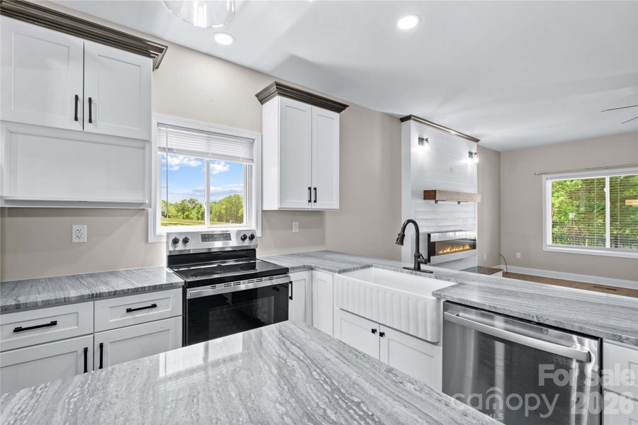 Furnished interior view inside a new home in , Statesville (Image 15).