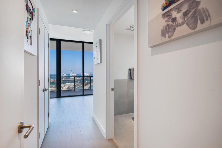 Furnished interior view inside a new home in , Miami Beach (Image 25).