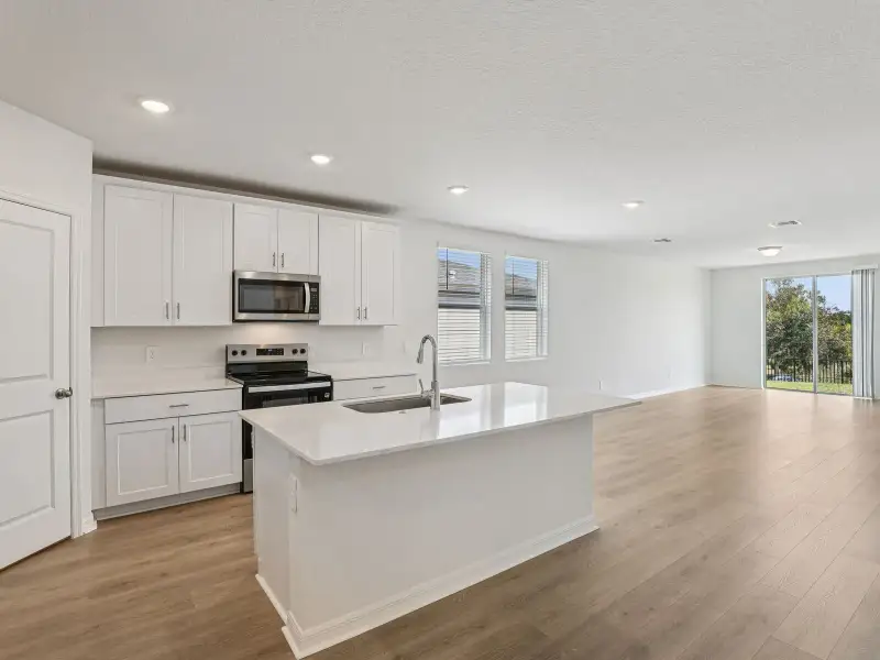Furnished interior view inside a new home in The Meadow at Crossprairie, St. Cloud (Image 4).
