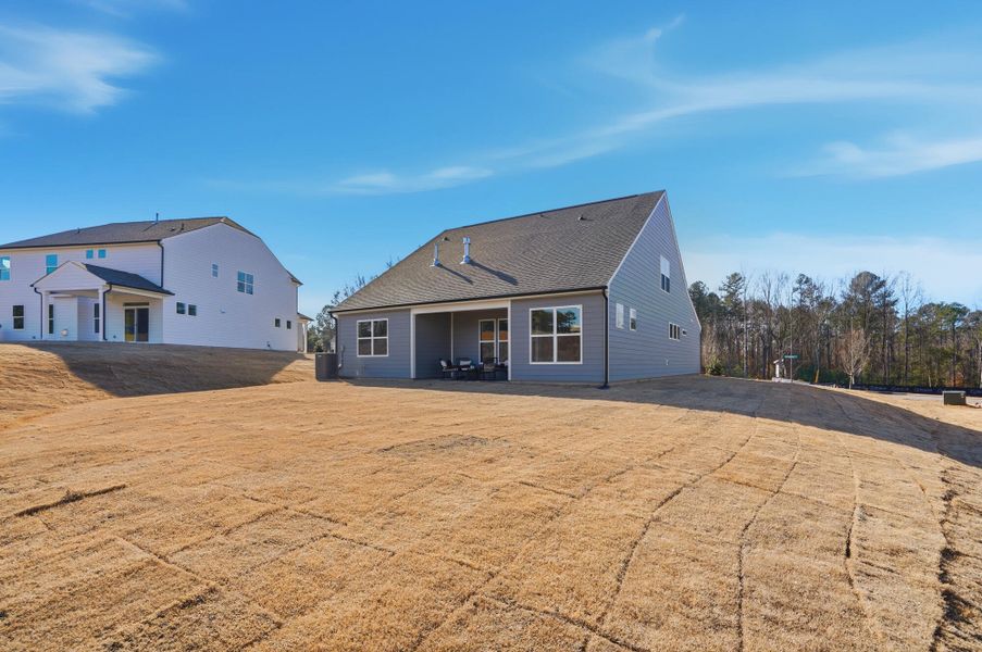 Exterior details and patio area of a home in Carrington, Stanley (Image 31).