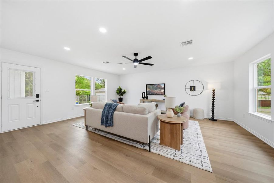 Furnished interior view inside a new home in , Hillsboro (Image 6).