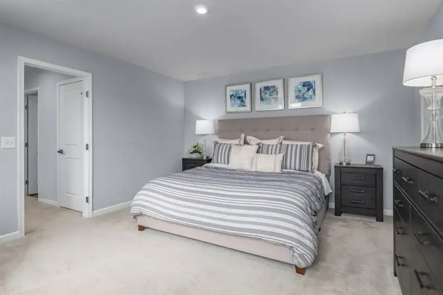 Furnished interior view inside a new home in Cameron Ridge 2-Story, Columbia (Image 17).
