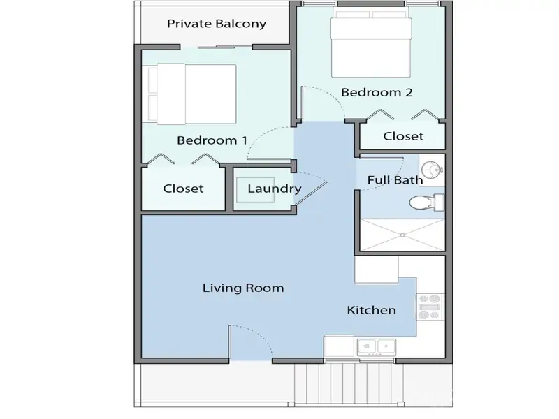 2D floor plan layout of this home in , Waynesville, NC (Image 3).