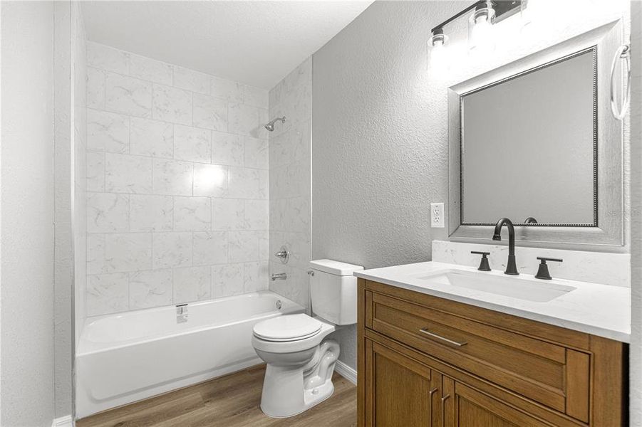 Furnished interior view inside a new home in , Fort McCoy (Image 4).