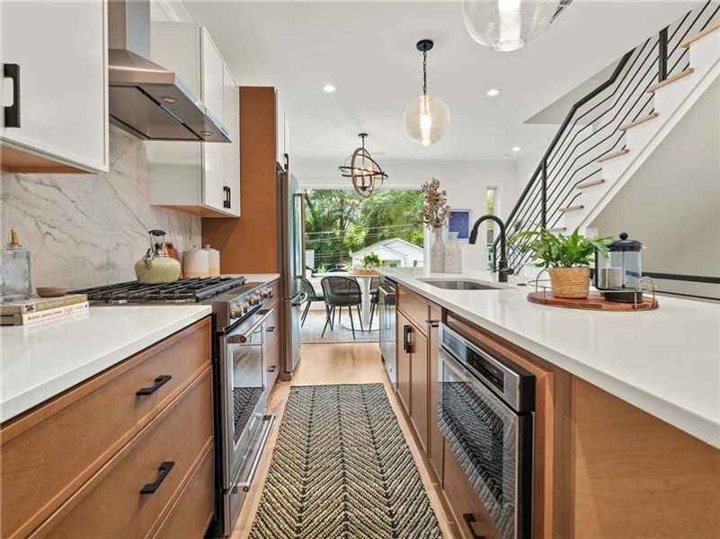 Furnished interior view inside a new home in , Atlanta (Image 11). Furnished interior view inside a new home in , Atlanta (Image 11).