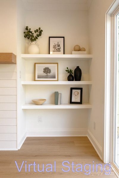 Great Room area right of fireplace idea