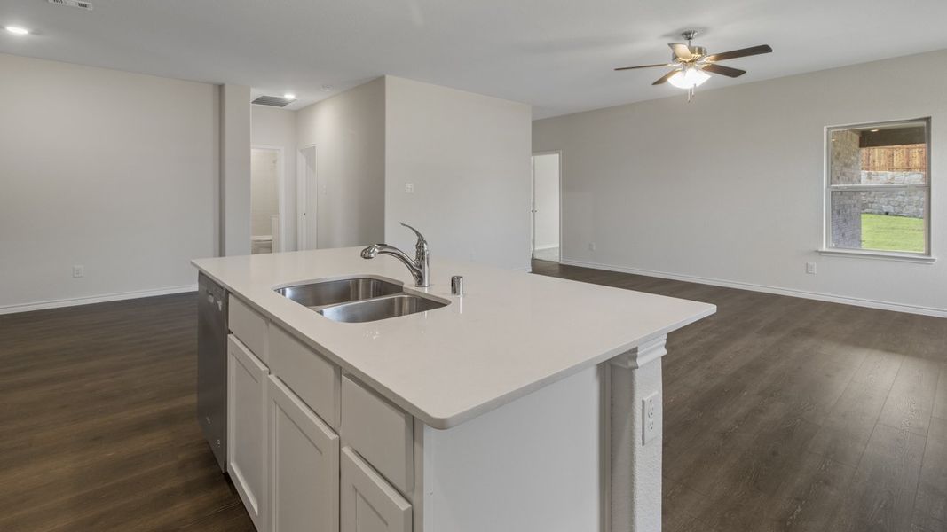 Furnished interior view inside a new home in Trailstone, Caddo Mills (Image 8).