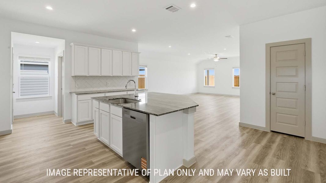 Representative furnished interior of a home built from the Kingston by D.R. Horton in China Grove, China (Image 9).