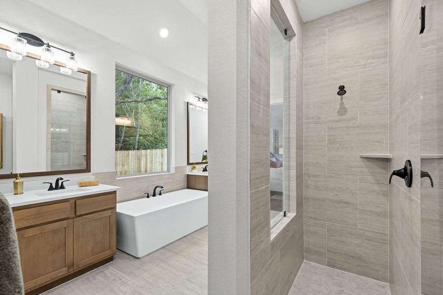 Representative Primary Bathroom - some options shown Representative Primary Bathroom - some options shown