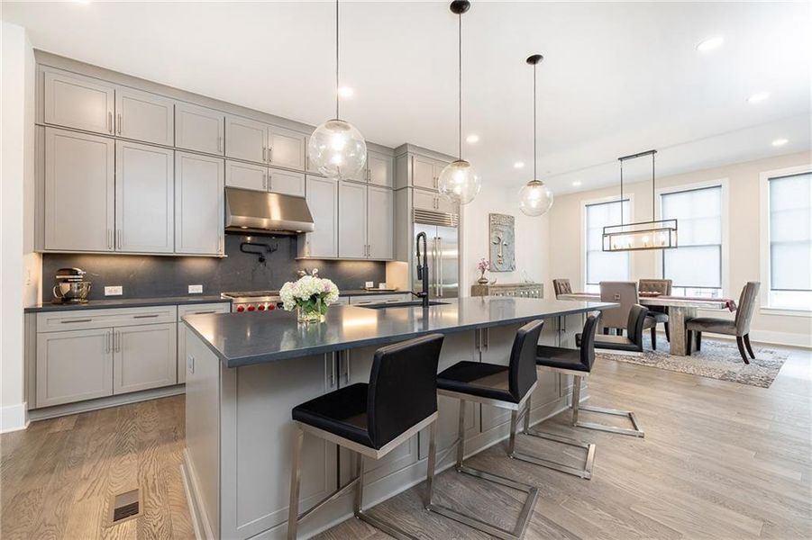 Furnished interior view inside a new home in , Atlanta (Image 12).