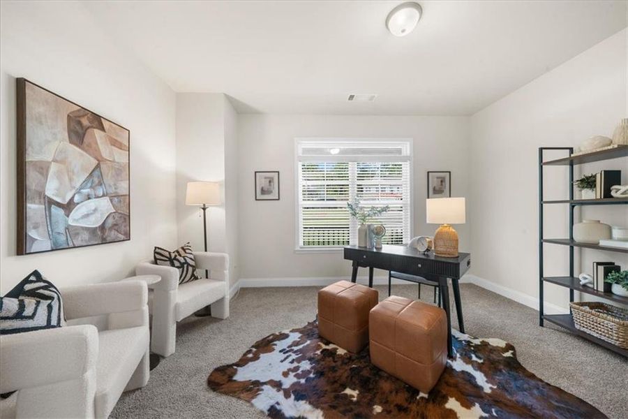 Furnished interior view inside a new home in River Rock, Ball Ground (Image 39).